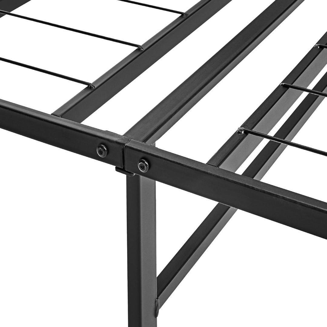 Amazonベーシック ベッド フレーム シングル 簡単組立て メタル ブラック