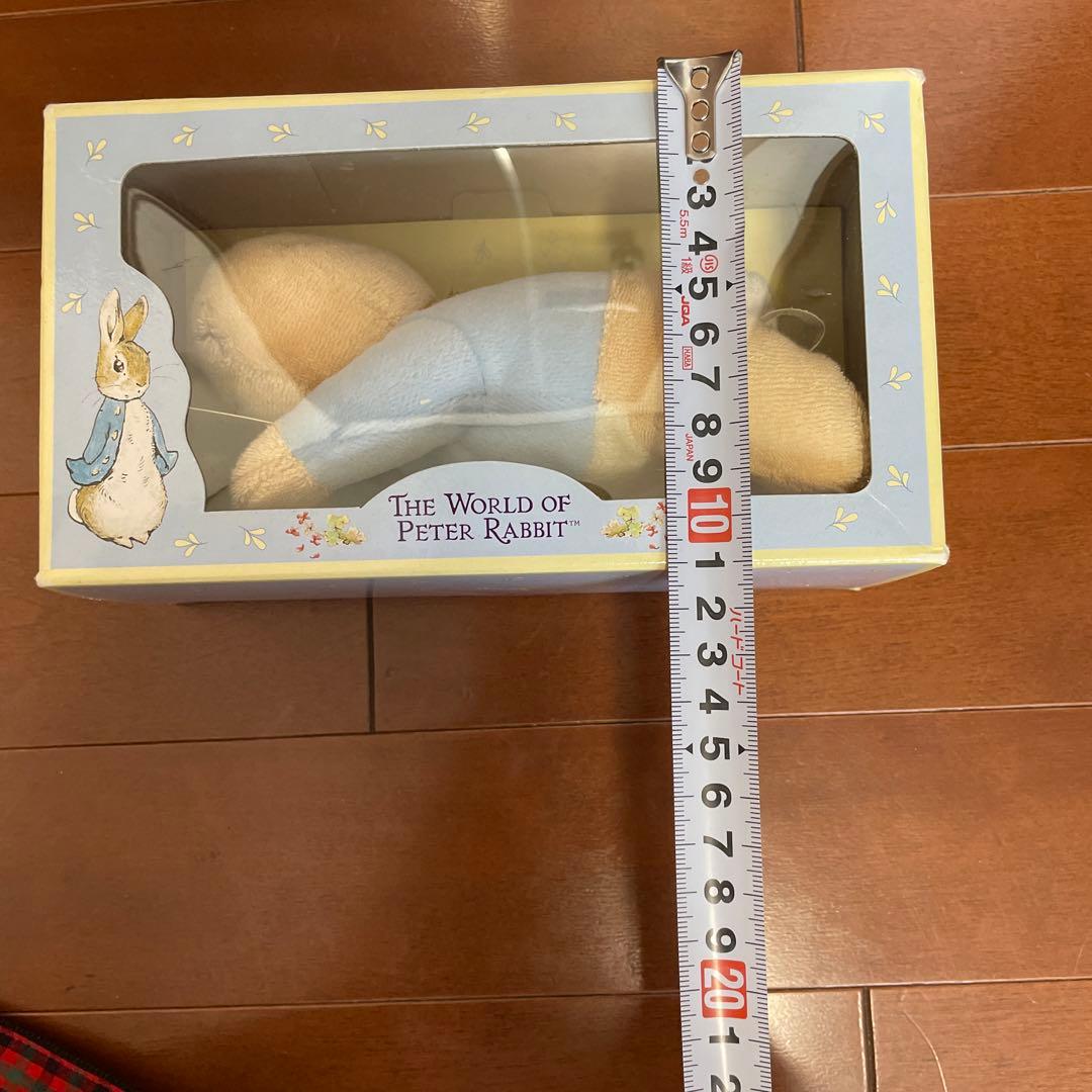 ピーターラビット ぬいぐるみ 人形 吉徳 ネムリメ 眠り目 レア 新品