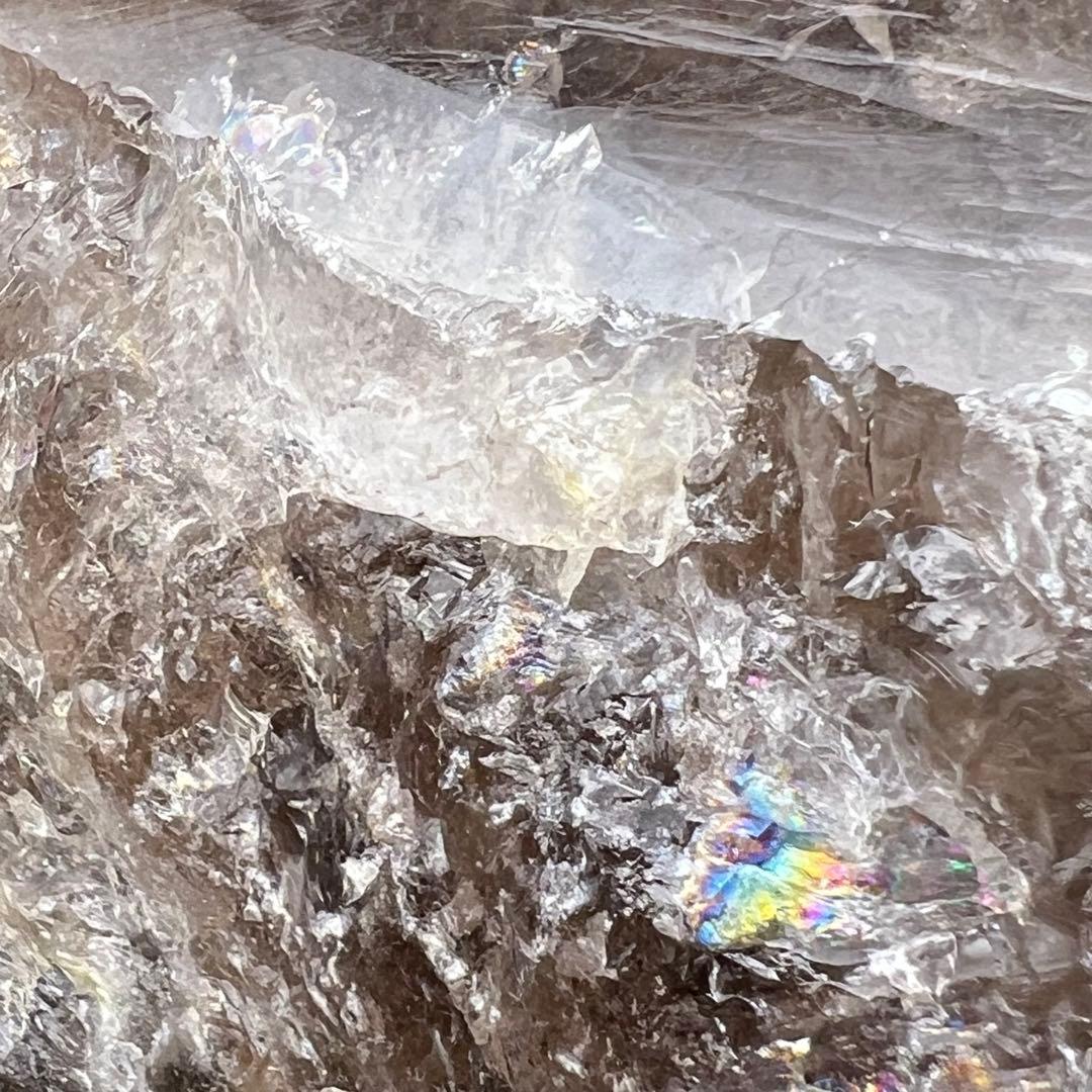 ☆神秘的ハイパワー水晶☆究極の超逸品☆レインボー スモーキークォーツ 天然石