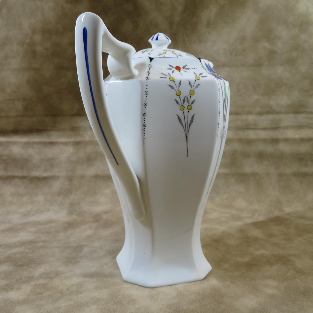 Shelley　シェリー ブルーアイリス コーヒーポット　 アンティーク