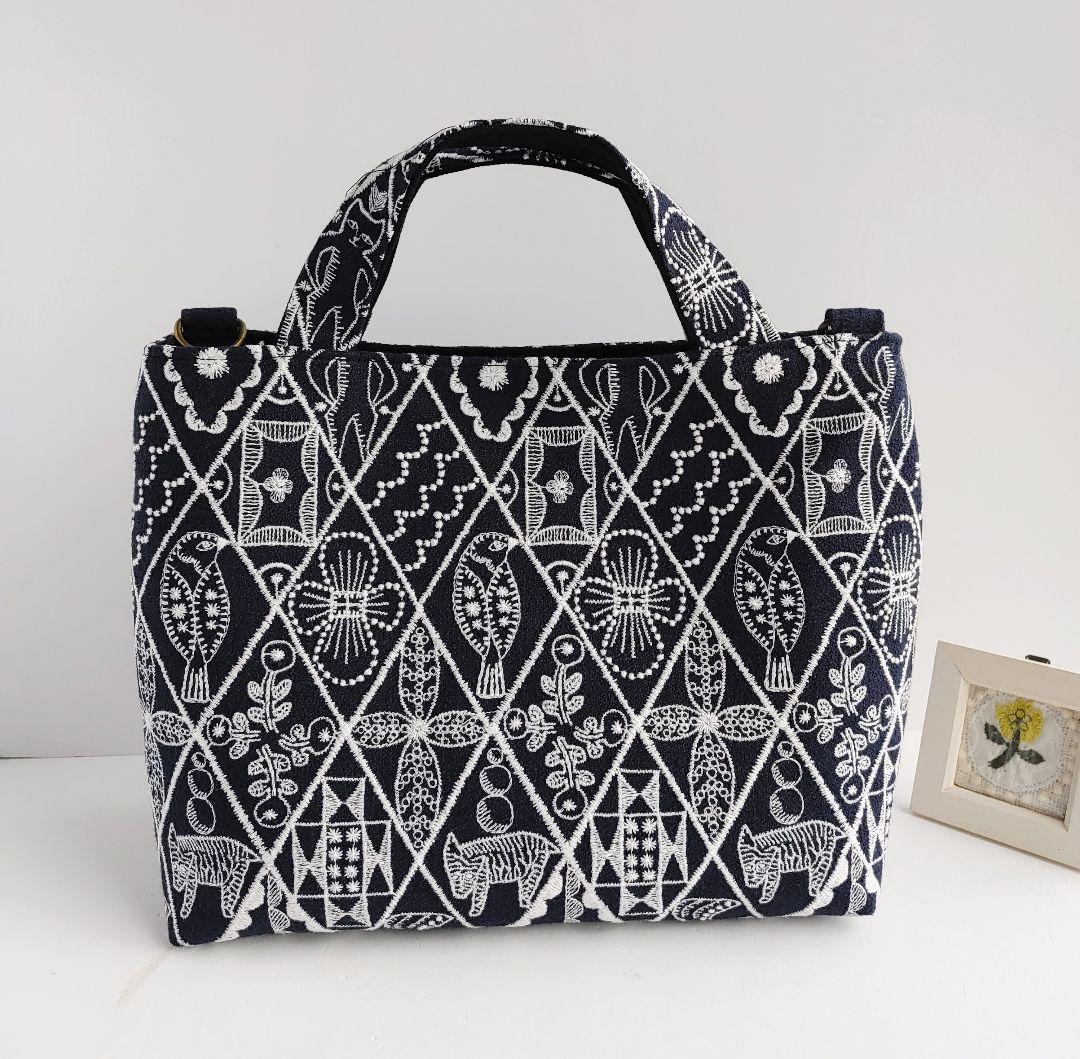 １点のみ　ミナペルホネン　シンフォニー　2wayパニーニ風ショルダー