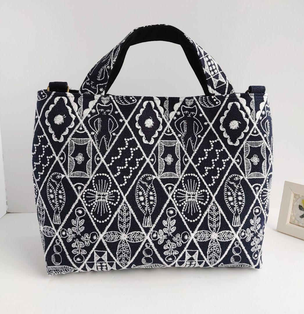 １点のみ　ミナペルホネン　シンフォニー　2wayパニーニ風ショルダー