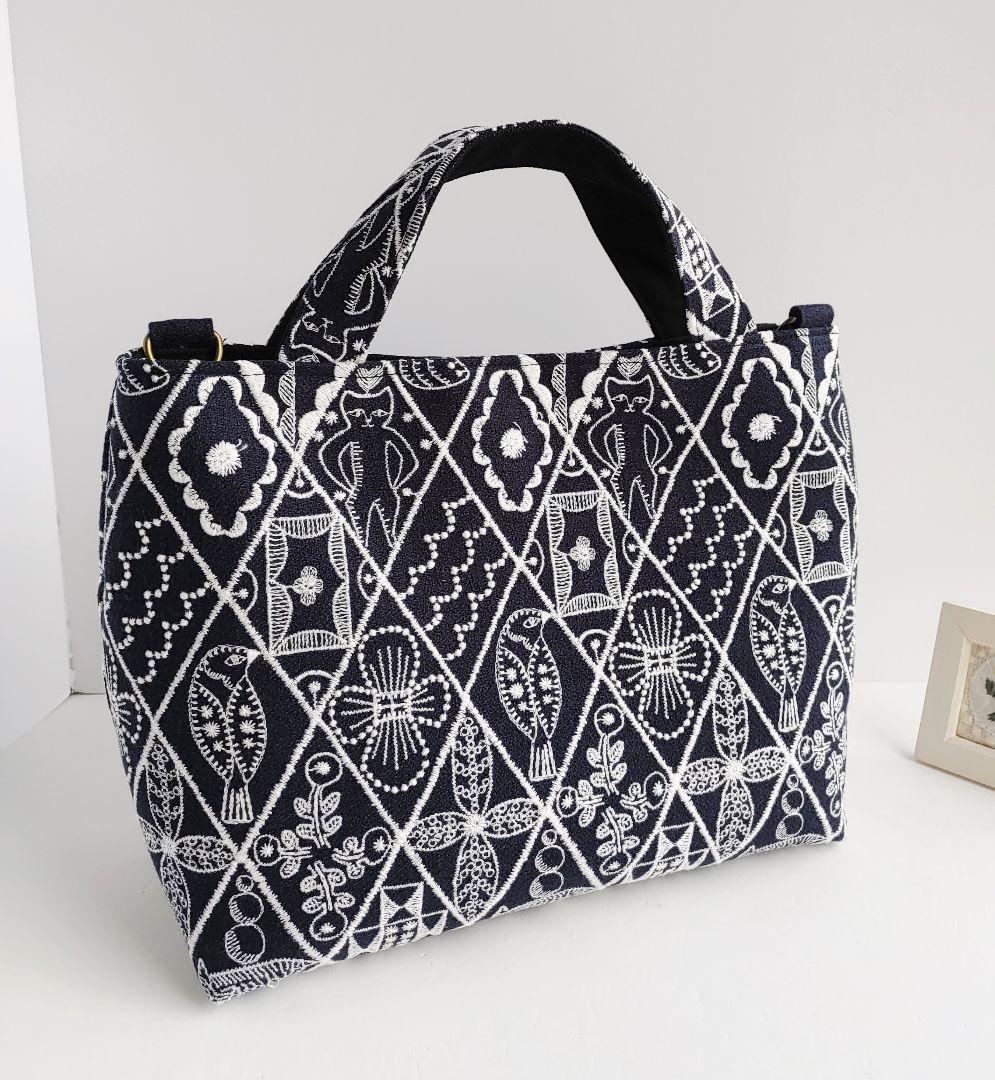 １点のみ　ミナペルホネン　シンフォニー　2wayパニーニ風ショルダー