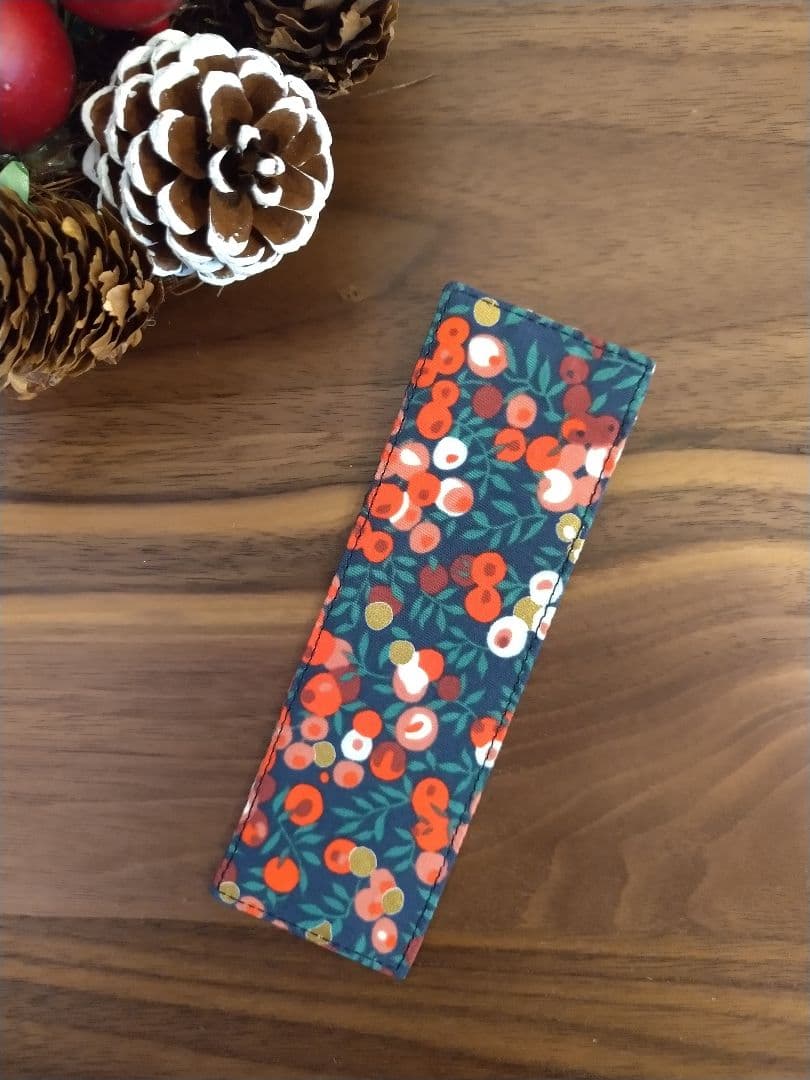 しおり　ブックマーカー❁ウィルトシャースパークル　リバティプリント使用