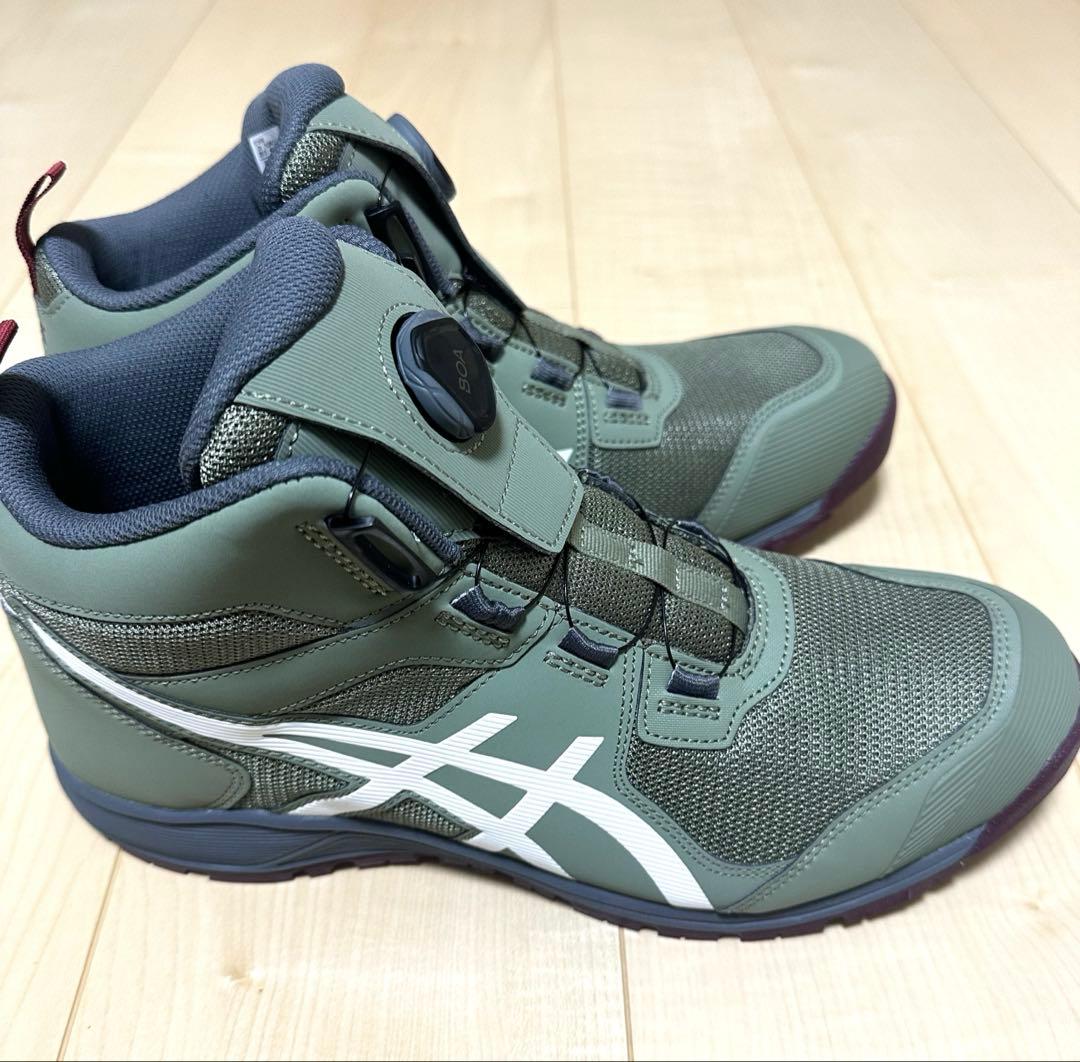 アシックス asics CP214 BOA ライケングリーン×ホワイト 28cm