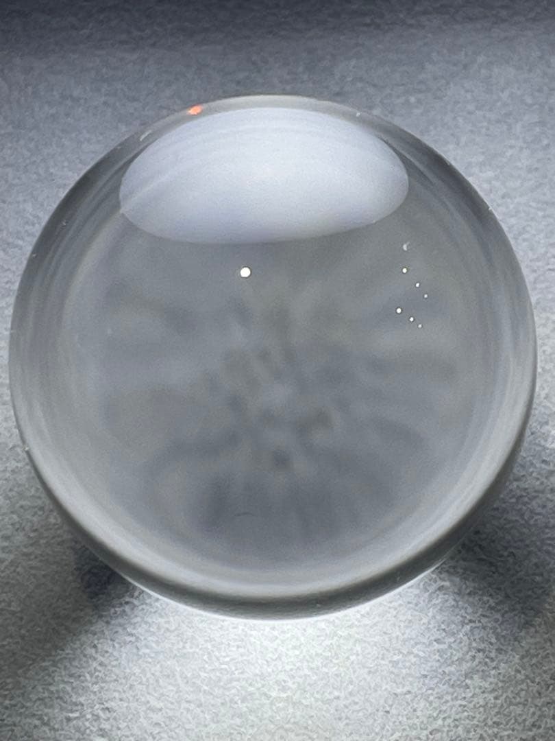 ①【鑑別書付き】天然ブラジル産 水晶 丸玉 33mm 248ct