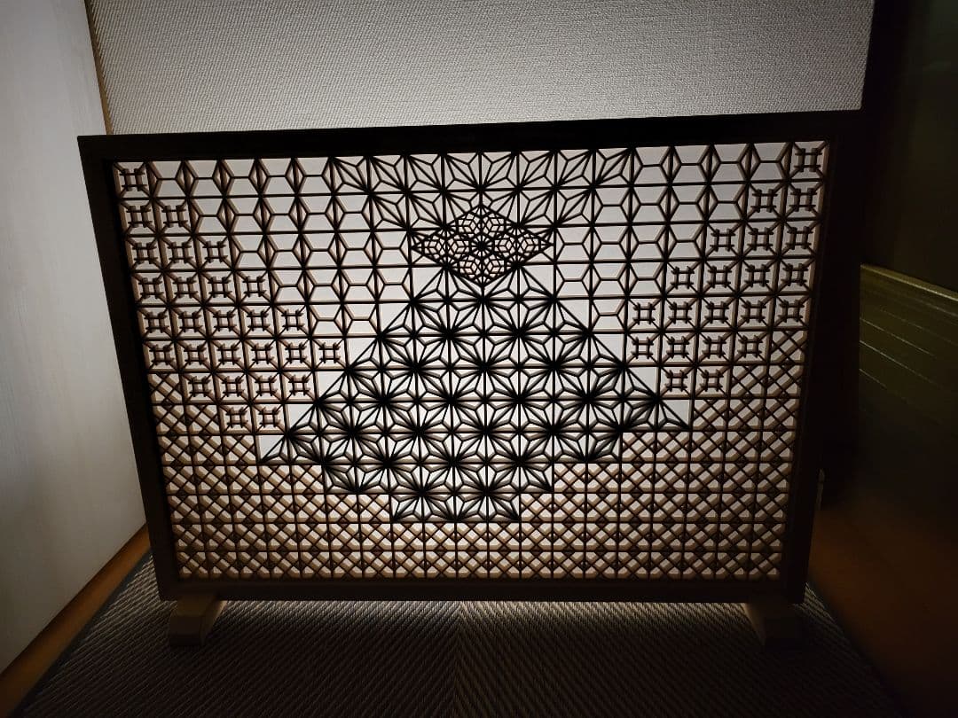 組子 組子細工 衝立 パーテーション - メルカリ