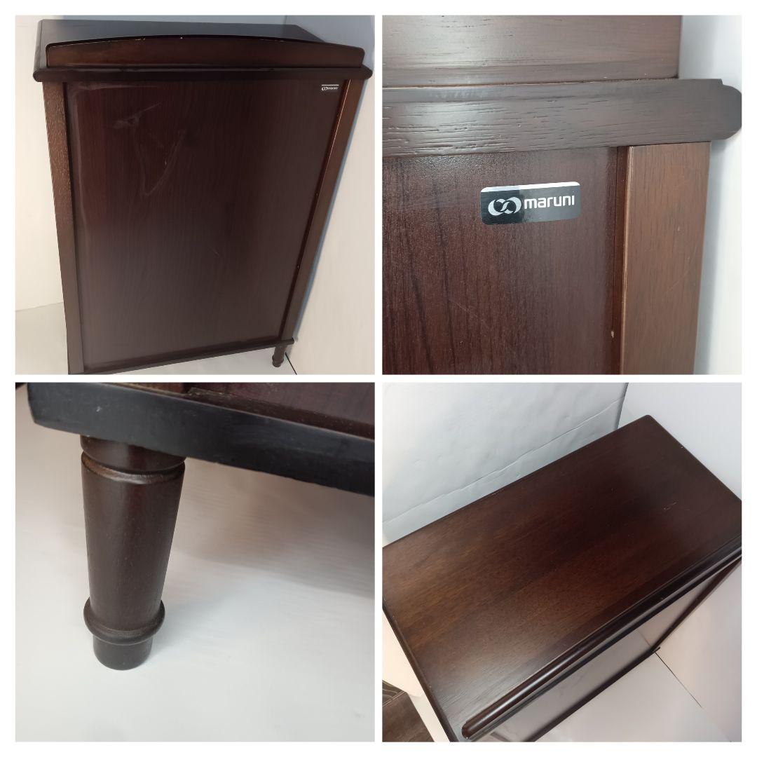 maruni マルニ木工 すりガラス キャビネット　サイドボード　収納 木製