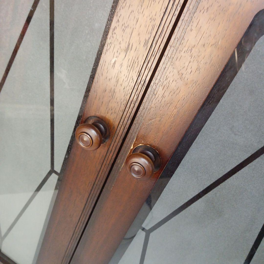 maruni マルニ木工 すりガラス キャビネット　サイドボード　収納 木製