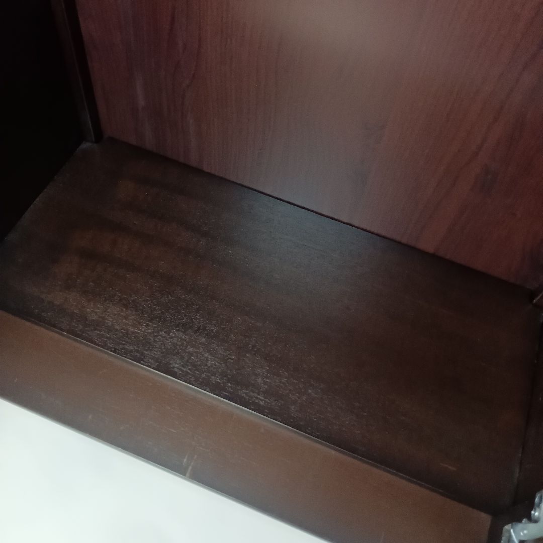 maruni マルニ木工 すりガラス キャビネット　サイドボード　収納 木製