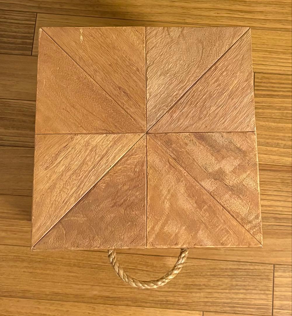 ウッドスツール 木製 ボックススツール 椅子 カホン風