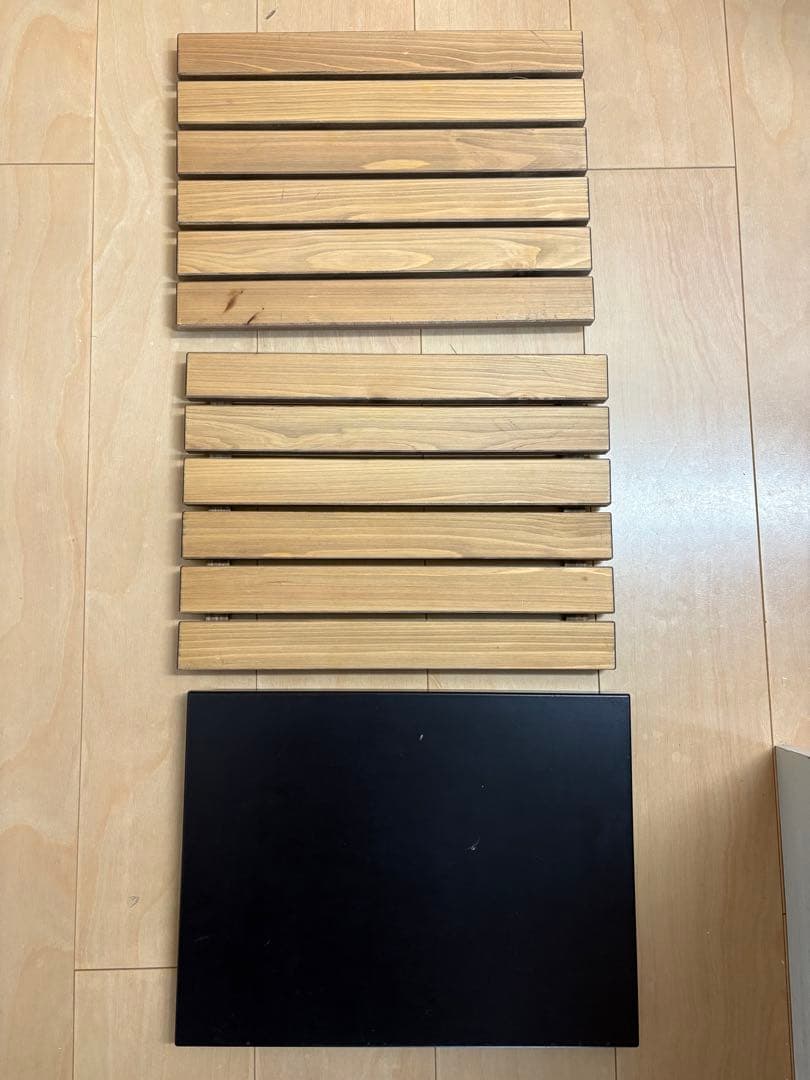 アイアン工房　アイアンテーブル＋ブラックマルチプレート