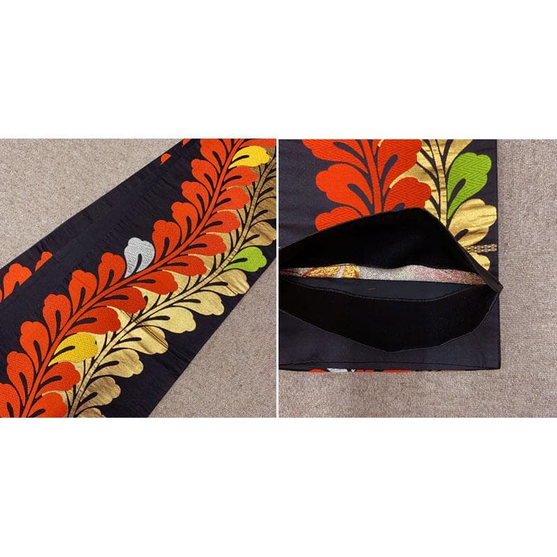 509ag30◎七五三 七歳 女児 着物&袋帯 金彩 枝垂桜 黒◎