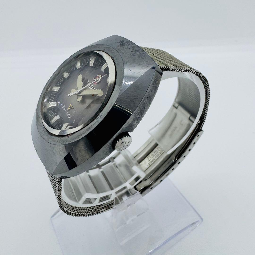 ✨RADO✨ラドー✨BALBOA✨デイト✨74114357✨シルバー✨腕時計✨
