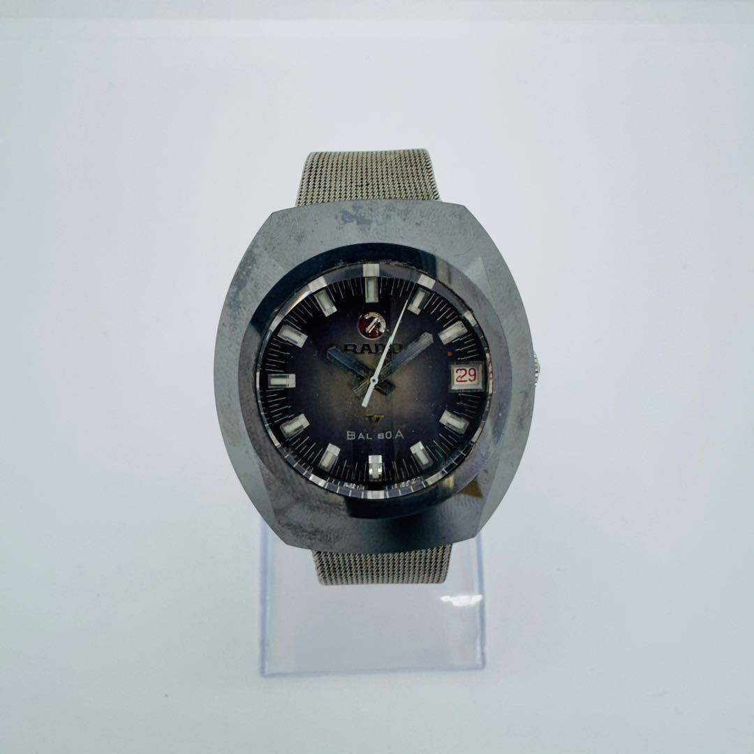 ✨RADO✨ラドー✨BALBOA✨デイト✨74114357✨シルバー✨腕時計✨