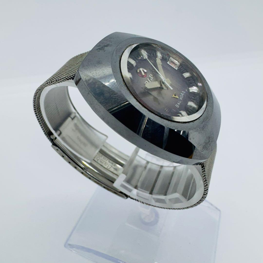 ✨RADO✨ラドー✨BALBOA✨デイト✨74114357✨シルバー✨腕時計✨
