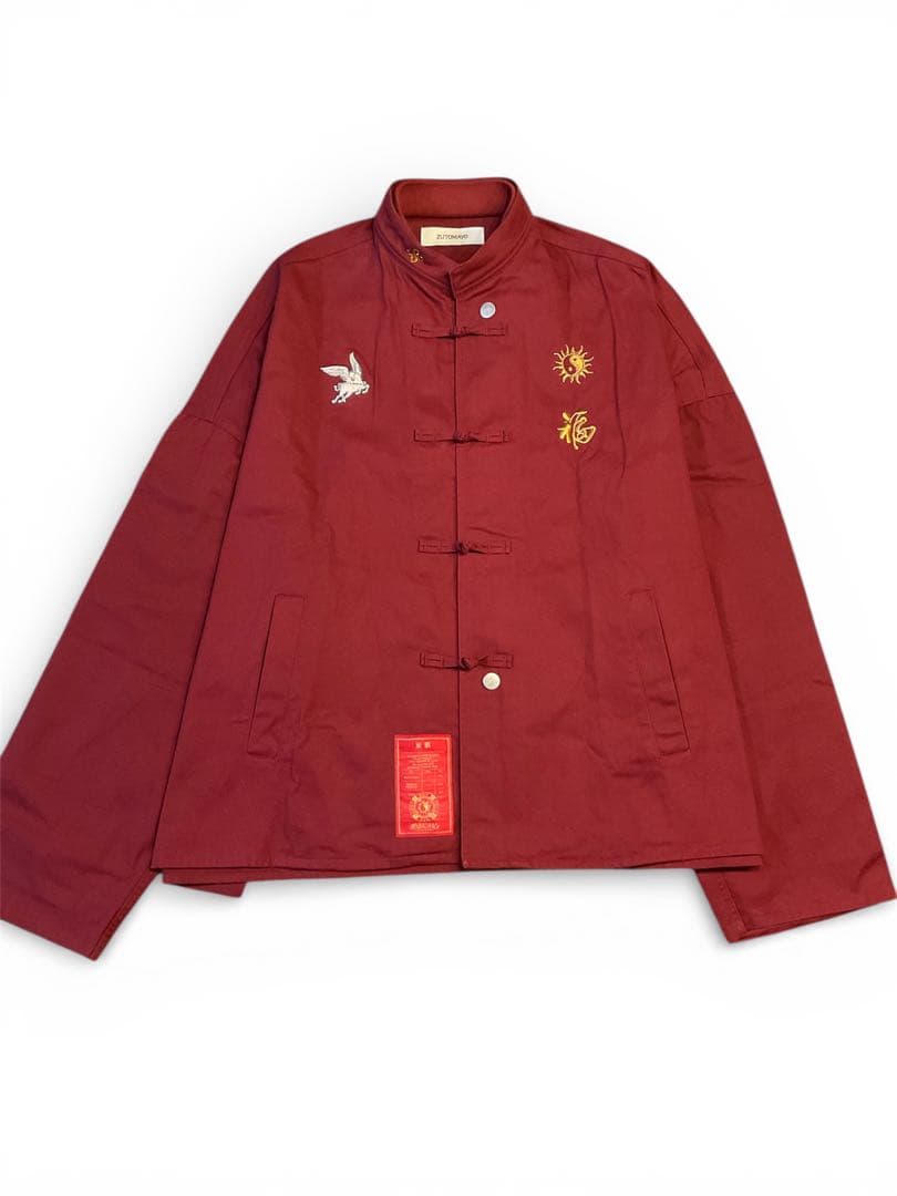 ずっと真夜中でいいのに。福 Jacket (Red) 中華服 L