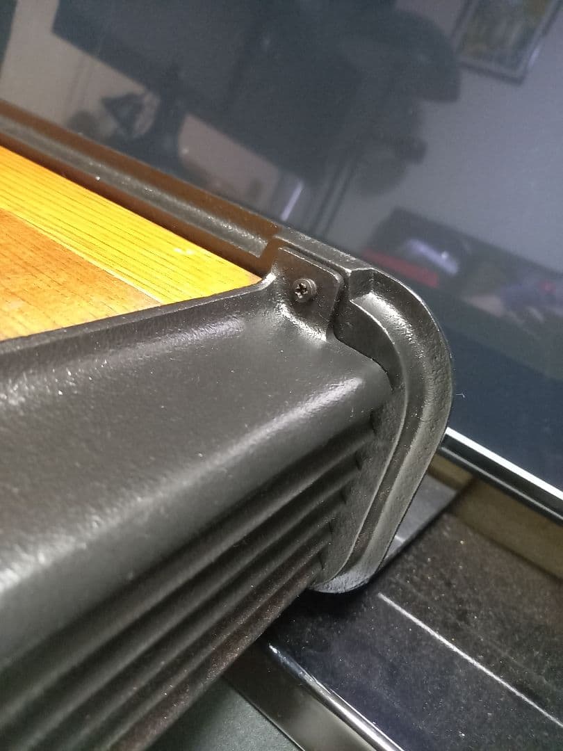 インダストリアル　アイアン　ナチュラル　ウッド　アンブレラ　スタンド　鋳物製