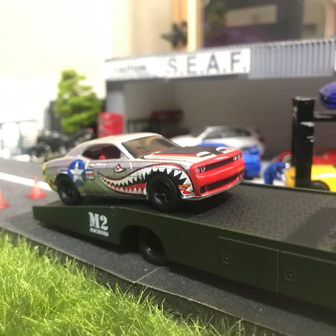 M2 シボレー C60トレーラー ダッジ チャレンジャー シャークスタイル
