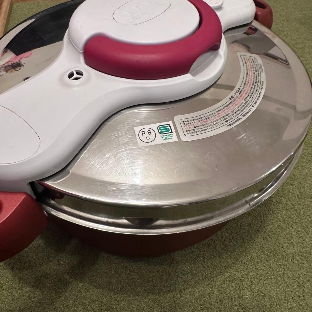 T-fal ティファール　圧力鍋　クリプソ ミニット デュオ ルージュ 5.2L