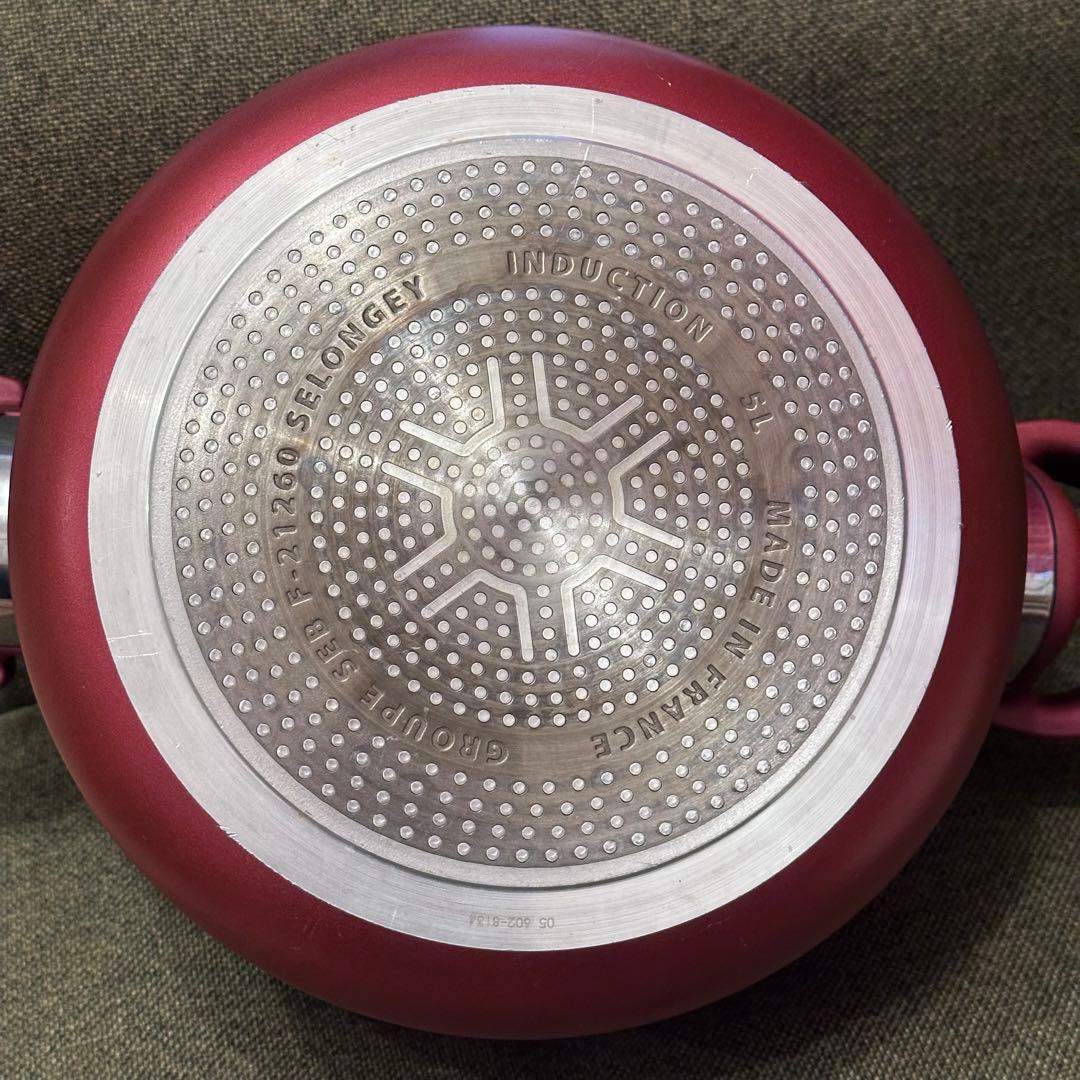 T-fal ティファール　圧力鍋　クリプソ ミニット デュオ ルージュ 5.2L