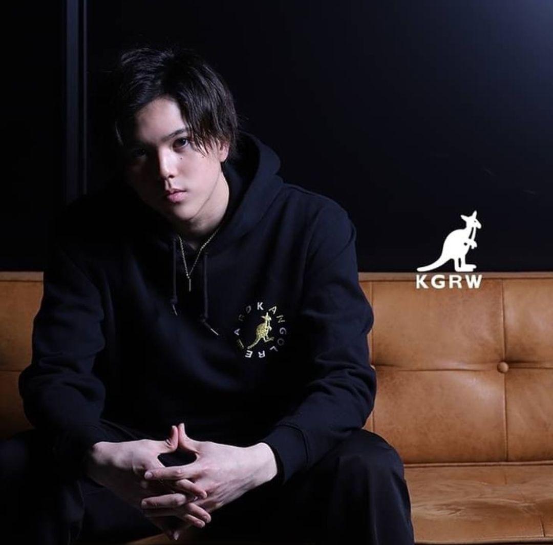 ☆新品未使用☆MAZZEL RAN×KANGOL REWARDコラボパーカー L