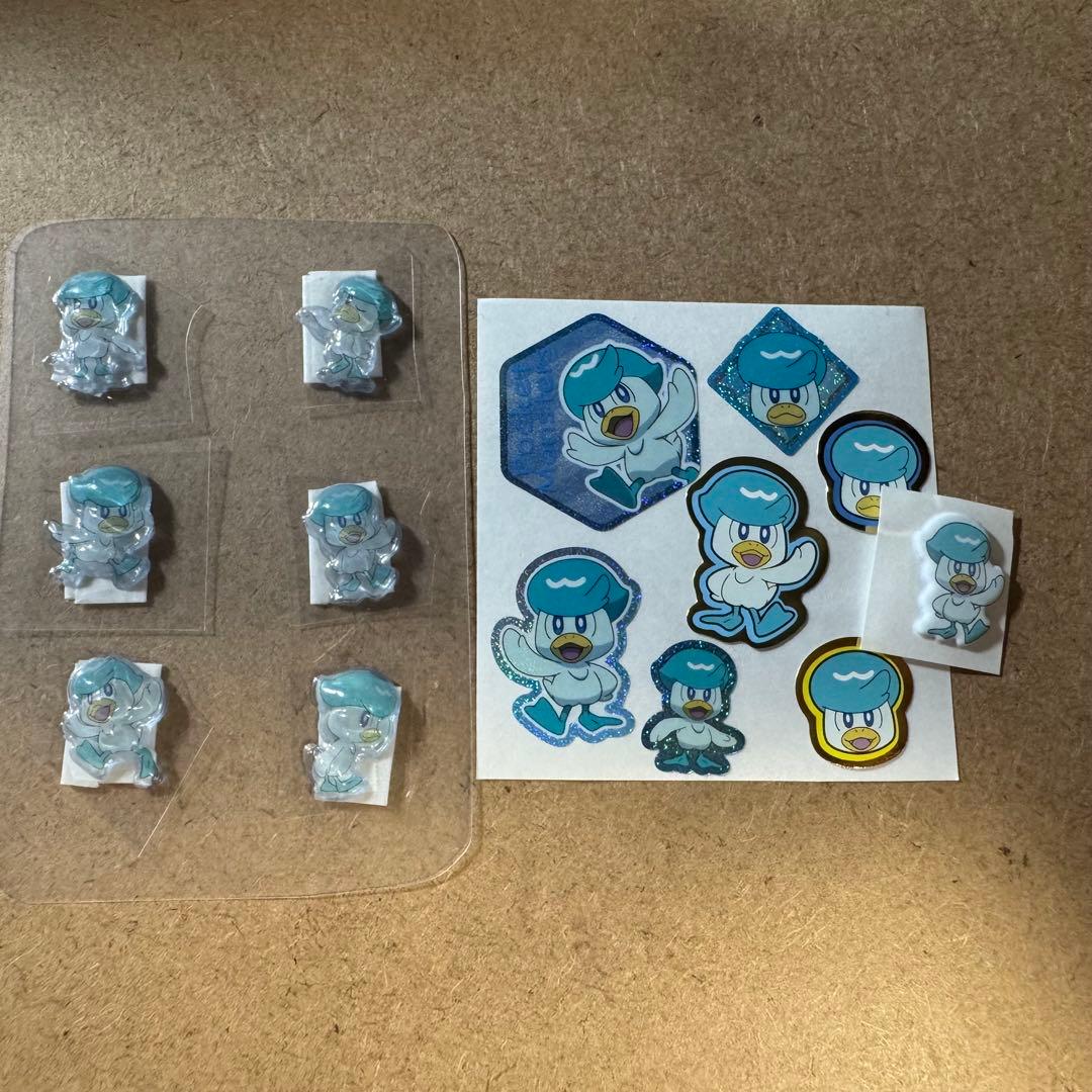 ポケモン クワッス ボンボンドロップシール 3Dシール 韓国限定 正規品