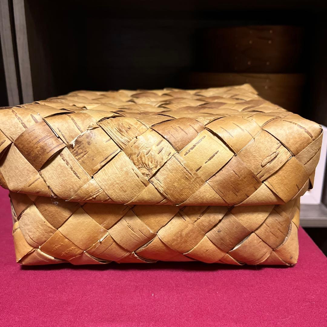 値下げ　期間限定セールGalina ガリーナ 白樺かご　フィンランド　収納