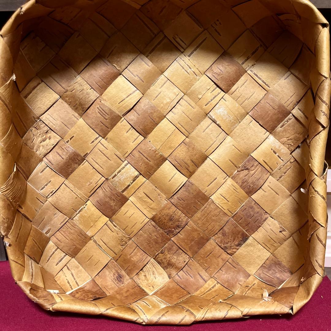 値下げ　期間限定セールGalina ガリーナ 白樺かご　フィンランド　収納