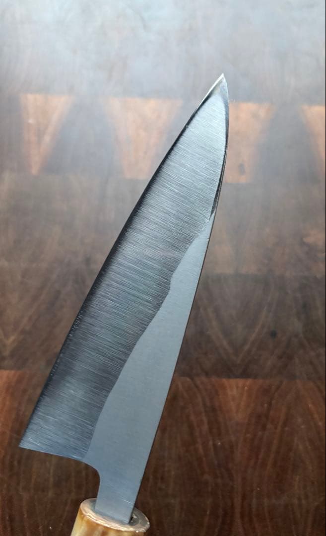 正本　築地　秀　小出刃　140mm 包丁　白鋼　和包丁　研ぎ済み　釣り　水牛朴