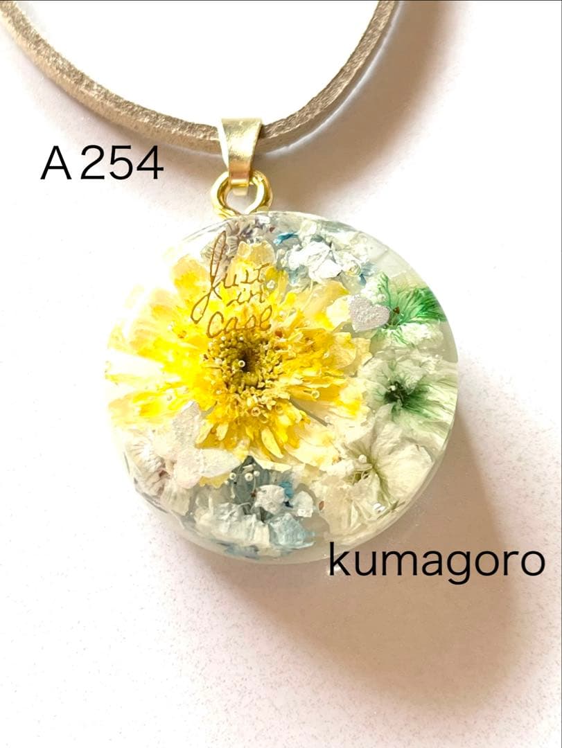 A254 マトリカリア レジンネックレス - メルカリ
