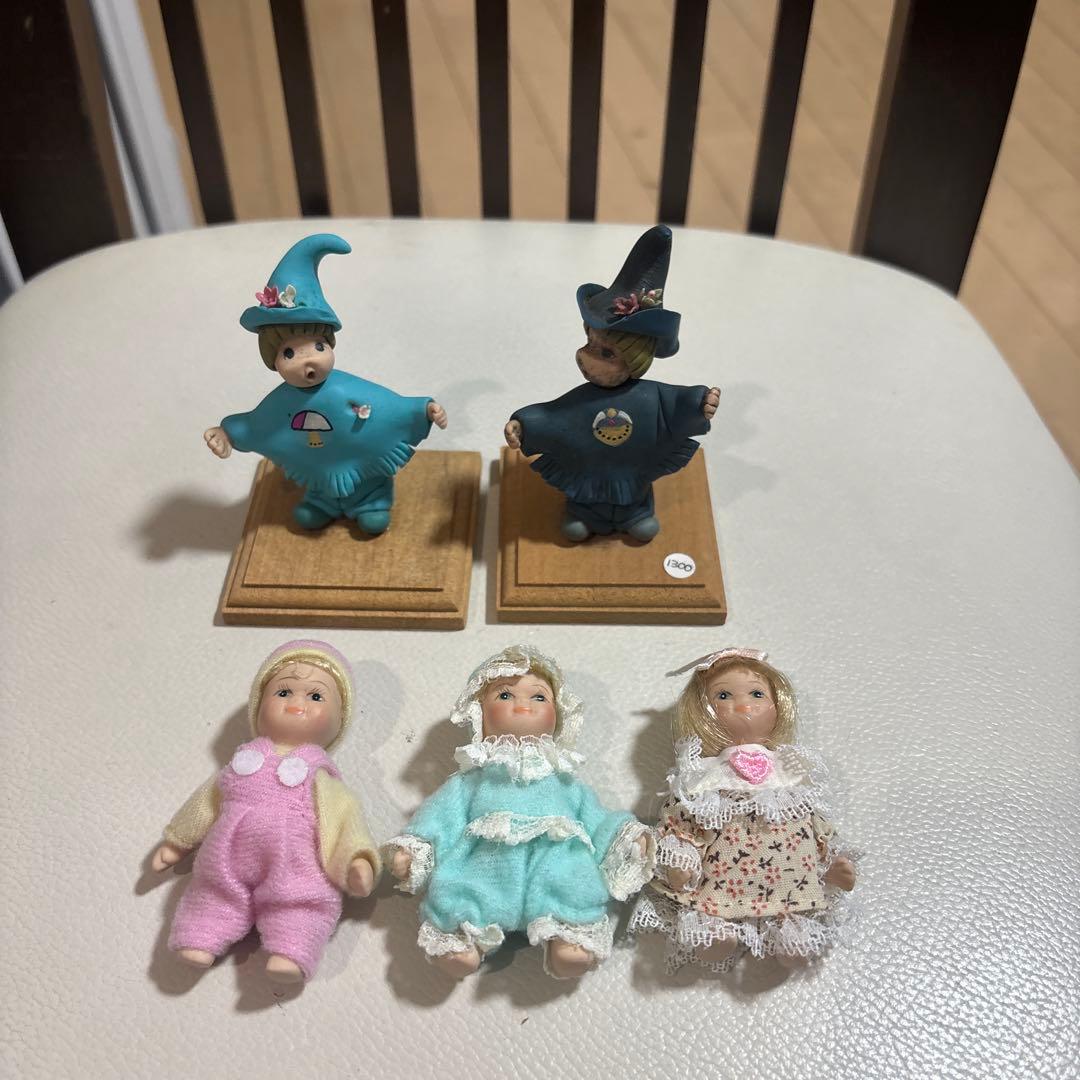 ミニチュアポーセリンドール　ドールセット　カワイのホームクラフト用品