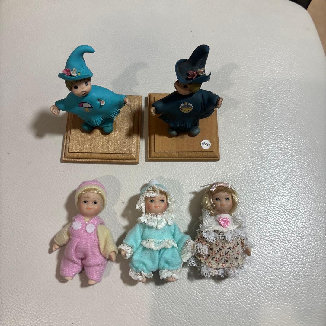 ミニチュアポーセリンドール　ドールセット　カワイのホームクラフト用品