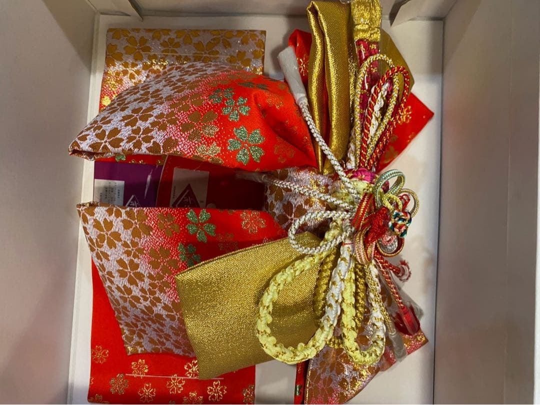 七五三　5歳　子供服　七五三衣装セット 赤と金