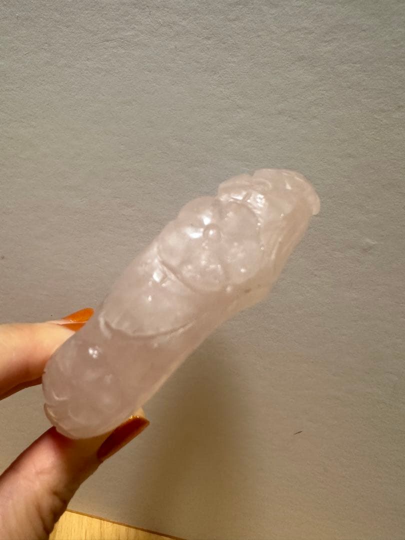 春節祭　希少　梅花朶朶バングル　ローズクオーツバングル