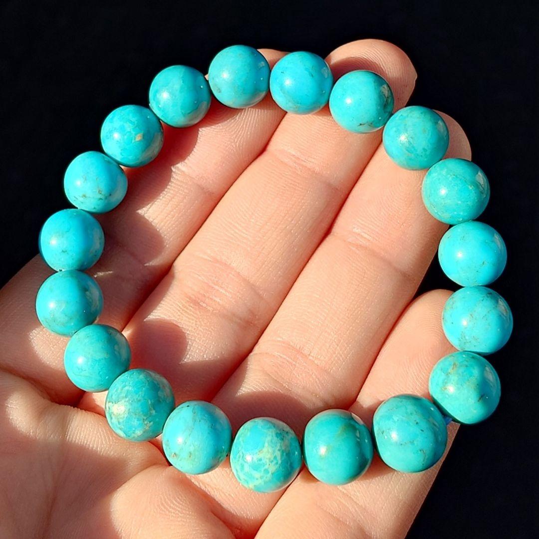 ターコイズ 約10mm ブレスレット