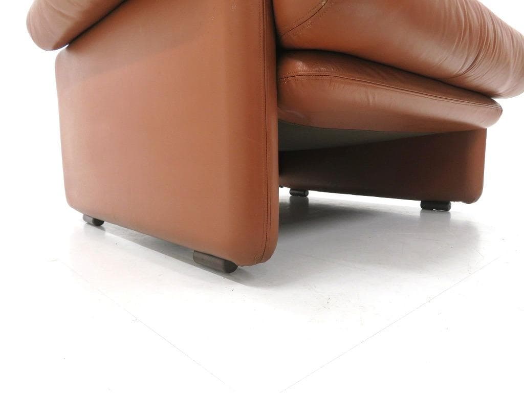 B＆Bイタリア　スカルパ　コロナド　総本革　1人掛けソファ　ビンテージ　名作