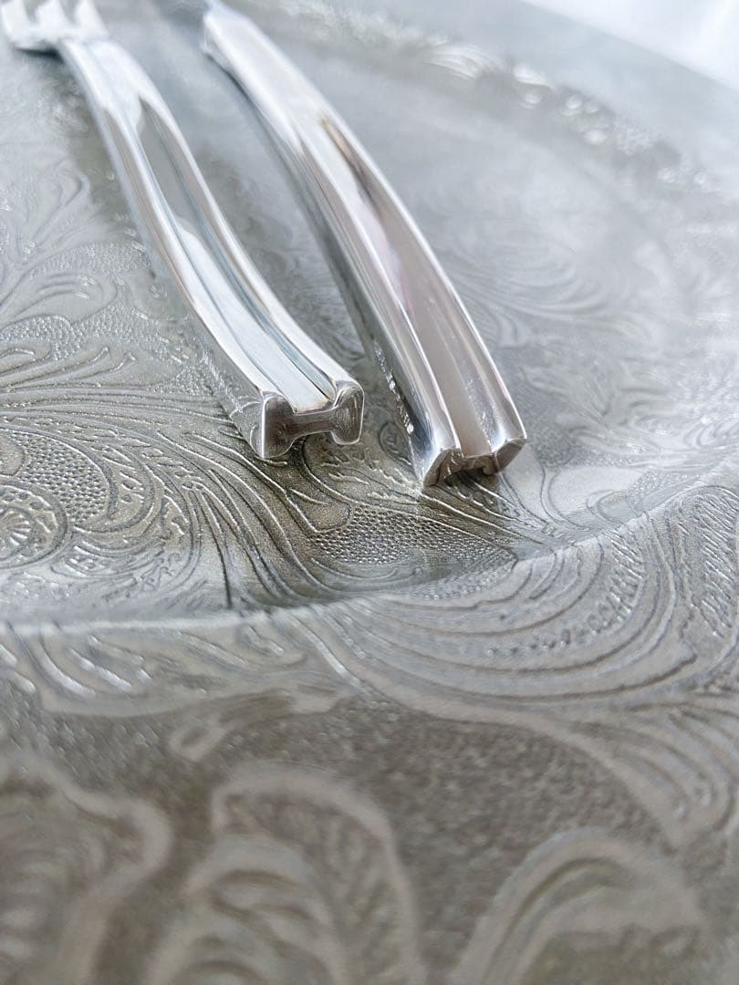 完売　エルメス　オンドOnde 「波」　ナイフ＆フォーク　2本セット