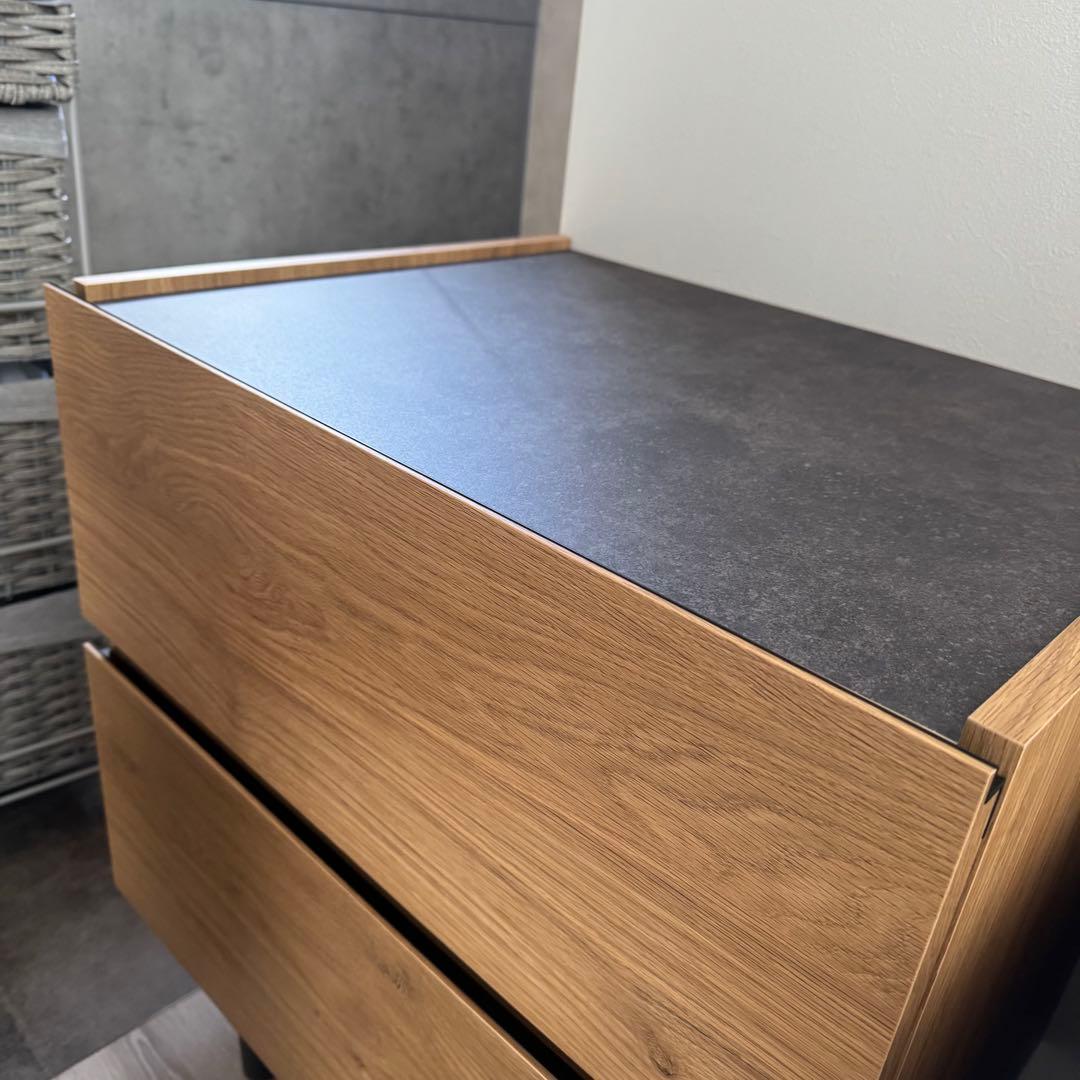 Pamouna 2段　リビングボード　リビングチェスト