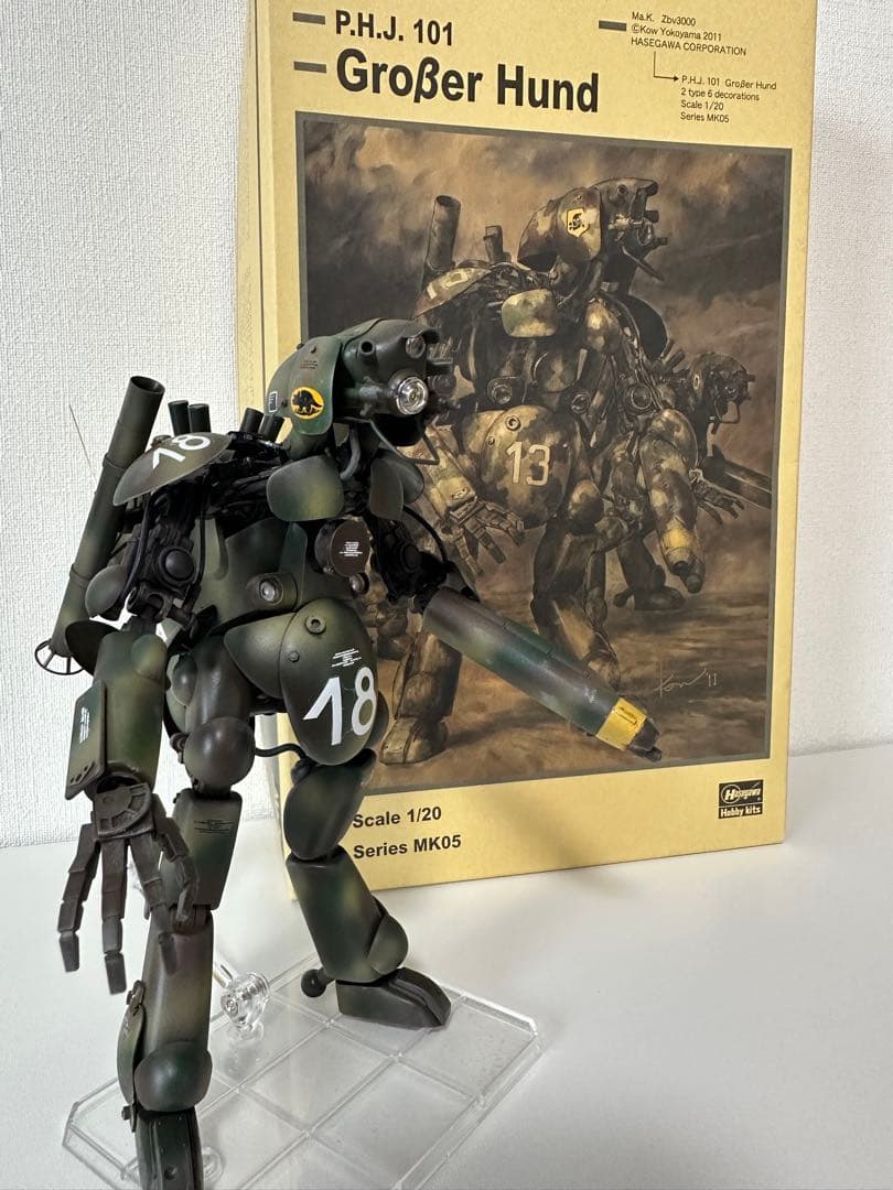 1/20 マシーネンクリーガー ハセガワ NITTO SF3D 塗装完成品2個