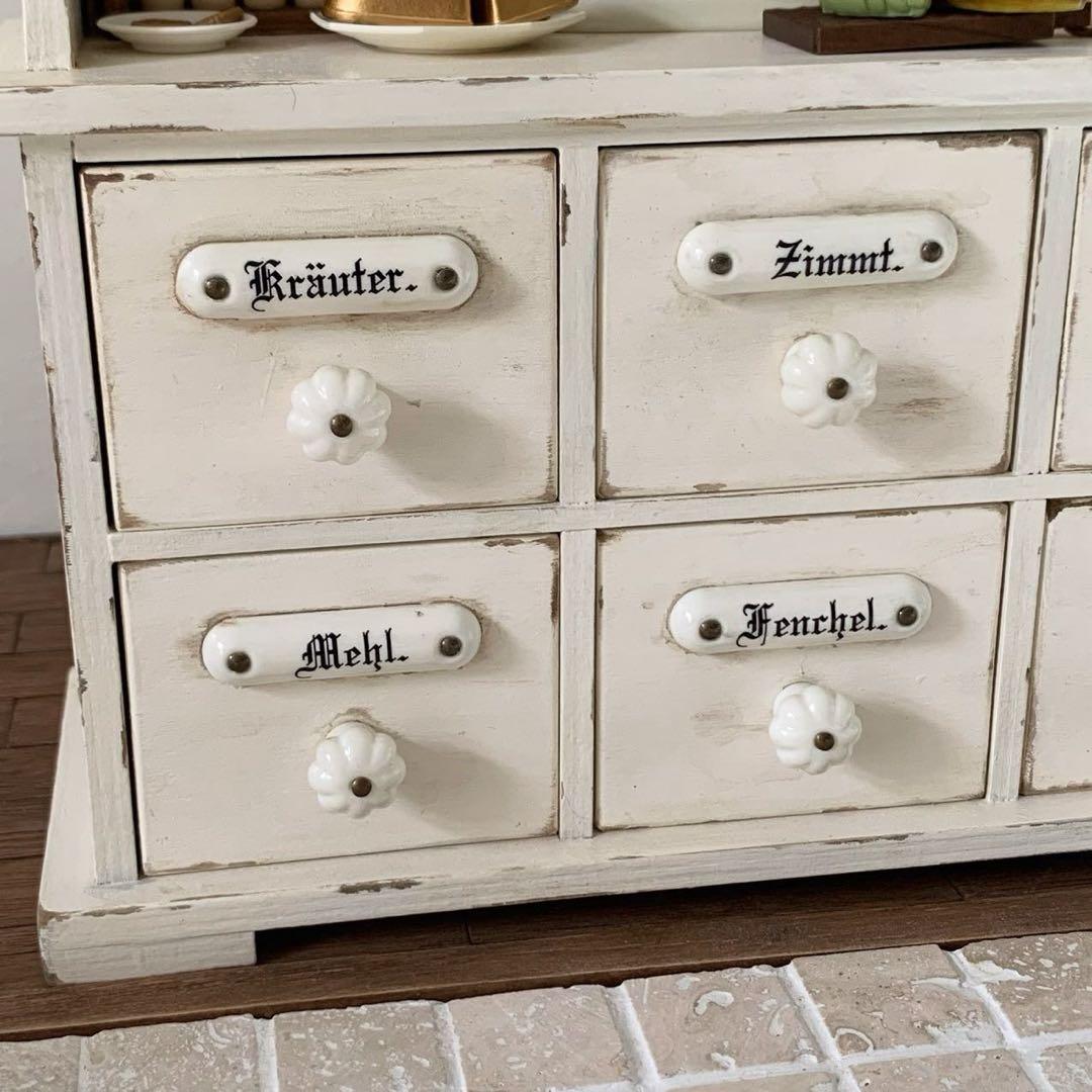 ミニチュア　レトロ家具　手作りキット　1／１２　ドールハウス