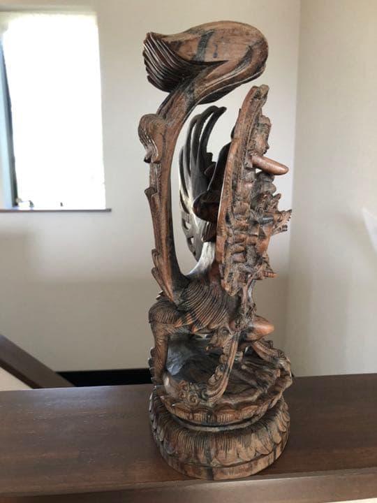 木彫り　インド神　カルーガ