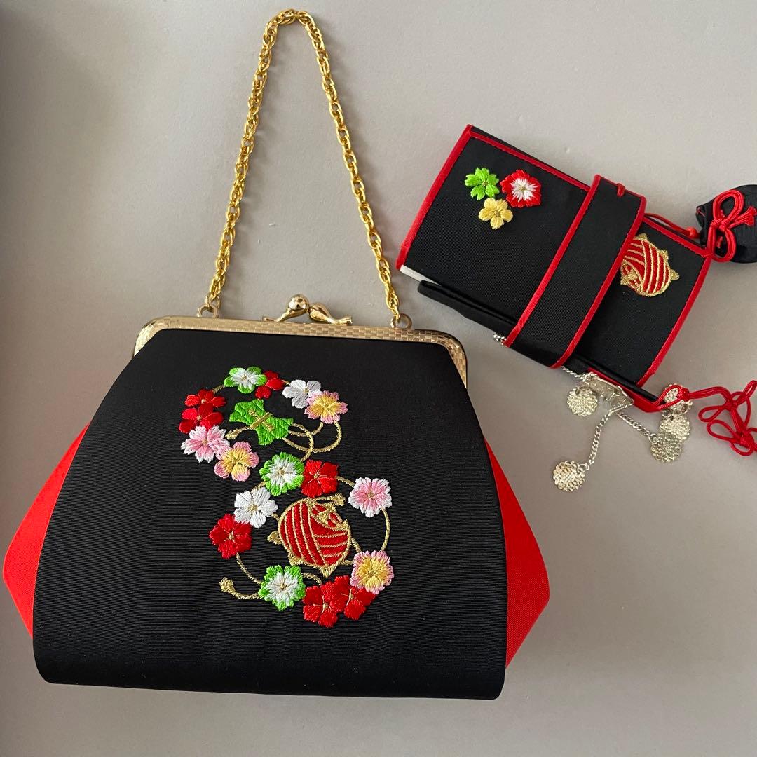 美品　七五三　7歳　8歳　正絹お着物セット