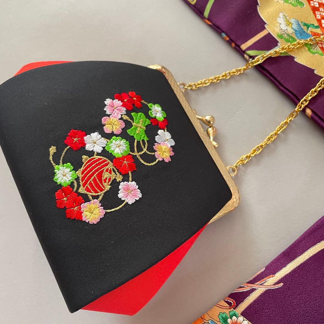 美品　七五三　7歳　8歳　正絹お着物セット