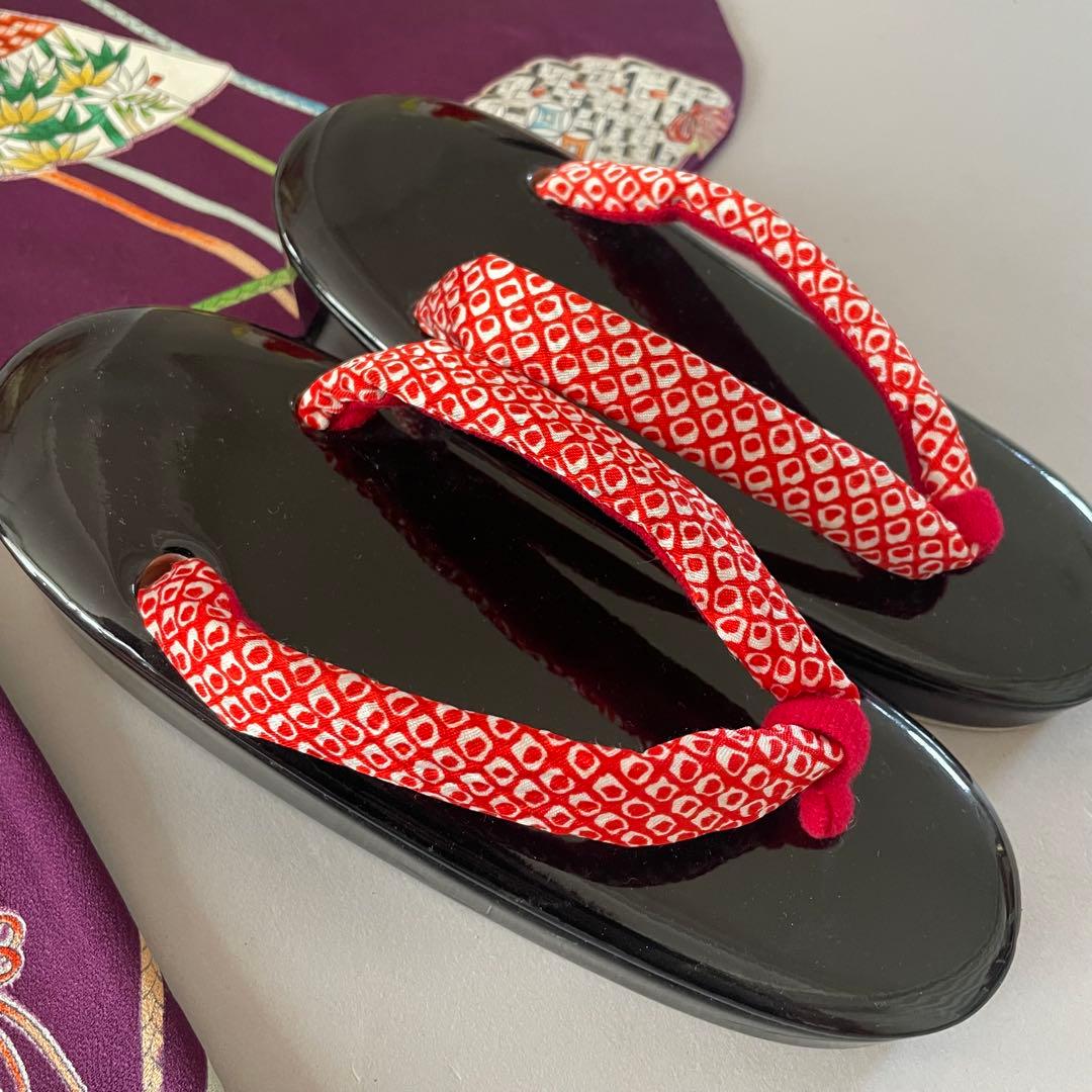 美品　七五三　7歳　8歳　正絹お着物セット