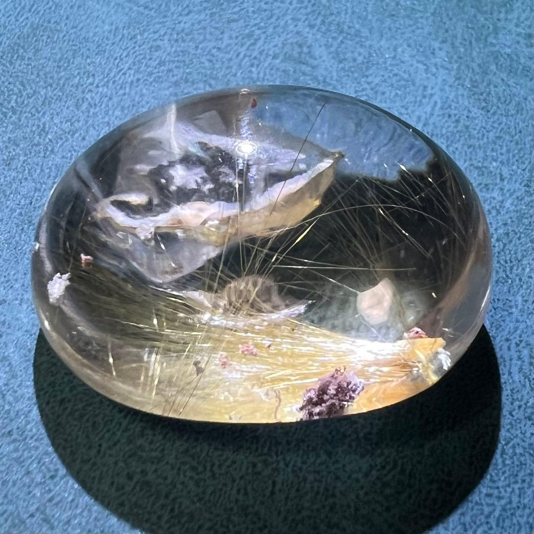 天然石 ゴールデンルチル × ピンクガーデンクォーツ