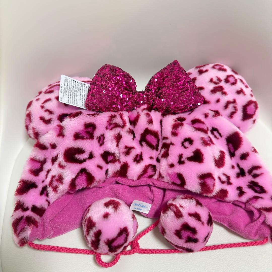 ディズニー ファンキャップ ヒョウ柄 レオパード ミニーマウス - メルカリ