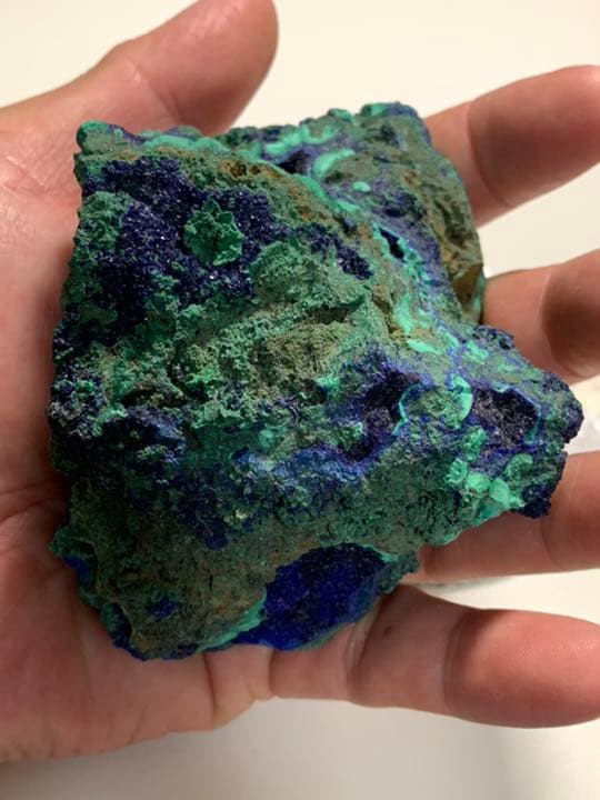 モロッコ産　アズライト　マラカイト原石