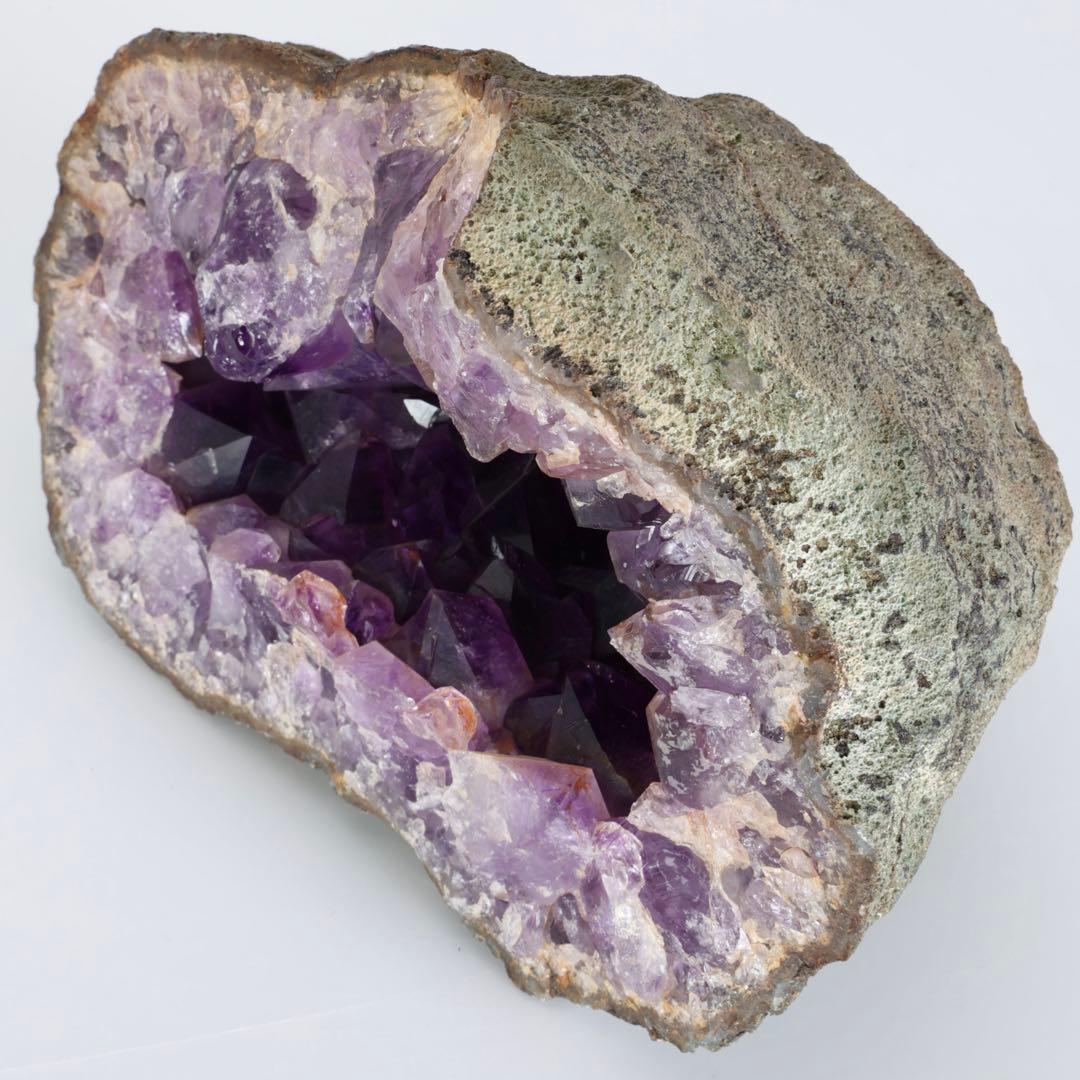 天然アメジスト 原石 クラスター 2.5kg 紫水晶 鉱物標本 鉱石 アメシスト