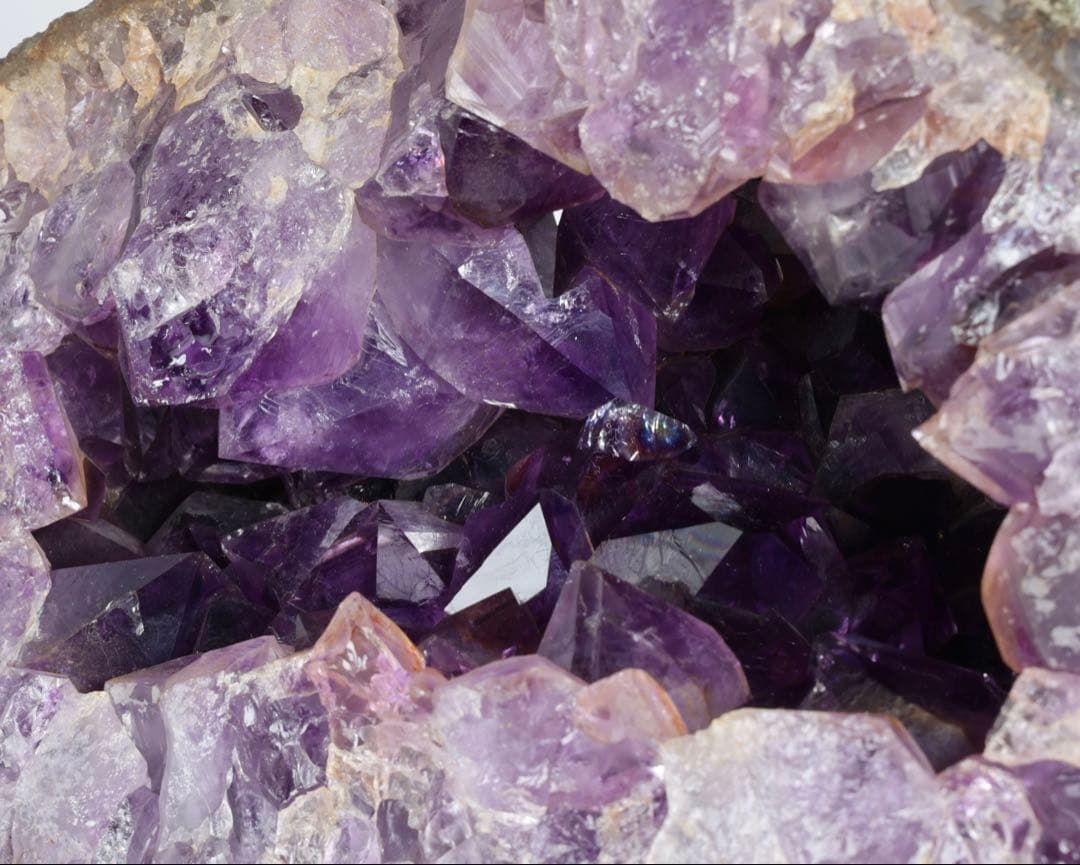 天然アメジスト 原石 クラスター 2.5kg 紫水晶 鉱物標本 鉱石 アメシスト